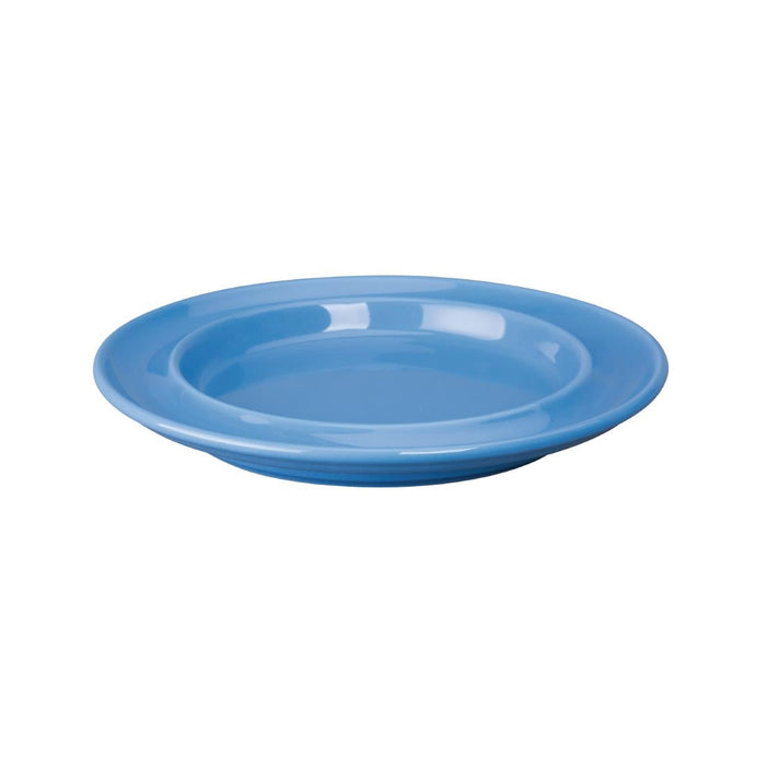 Olympia Heritage Raised Rim Plates Blue 203mm (4 Pack) Olympia