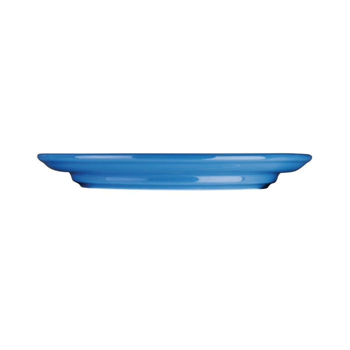 Olympia Heritage Raised Rim Plates Blue 203mm (4 Pack) Olympia