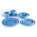 Olympia Heritage Raised Rim Plates Blue 203mm (4 Pack) Olympia