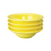 Olympia Heritage Raised Rim Bowls Yellow 205mm (4 Pack) Olympia