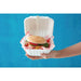 Fiesta Compostable Bagasse Burger Boxes with Side Ridges 153mm (500 Pack) Fiesta Compostable