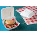 Fiesta Compostable Bagasse Burger Boxes with Side Ridges 153mm (500 Pack) Fiesta Compostable