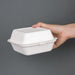 Fiesta Compostable Bagasse Burger Boxes with Bottom Ridges 157mm (500 Pack) Fiesta Compostable