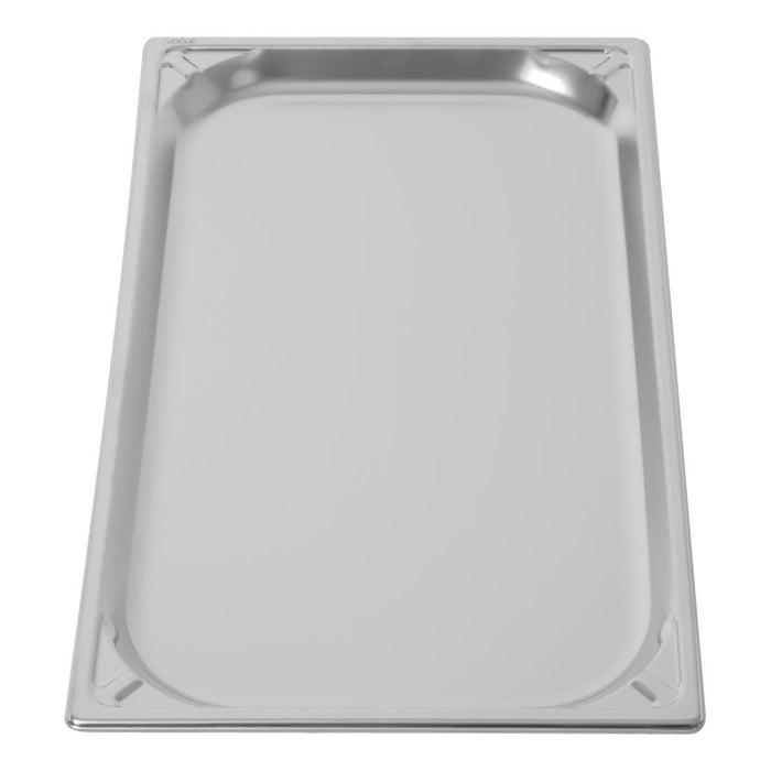 Vogue Heavy Duty Stainless Steel 1/1 Gastronorm Tray 20mm Vogue