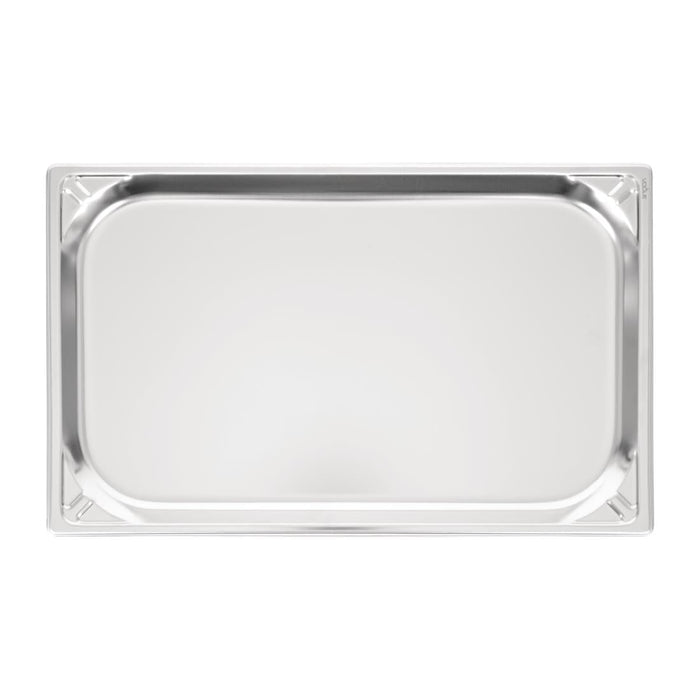 Vogue Heavy Duty Stainless Steel 1/1 Gastronorm Tray 20mm Vogue