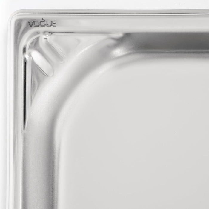 Vogue Heavy Duty Stainless Steel 1/1 Gastronorm Tray 20mm Vogue