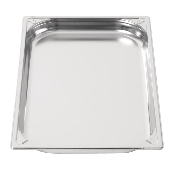 Vogue Heavy Duty Stainless Steel 1/1 Gastronorm Tray 40mm Vogue