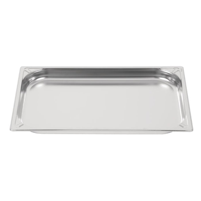 Vogue Heavy Duty Stainless Steel 1/1 Gastronorm Tray 40mm Vogue
