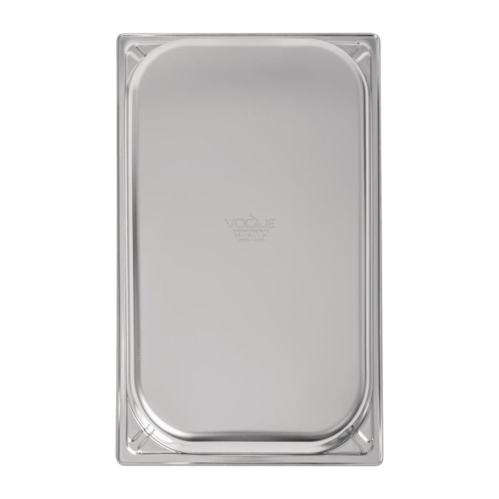 Vogue Heavy Duty Stainless Steel 1/1 Gastronorm Tray 40mm Vogue