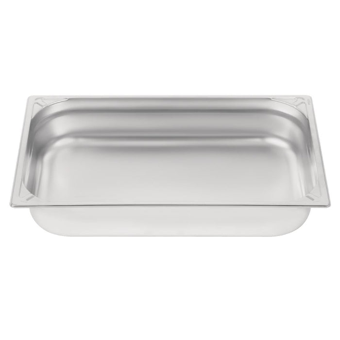 Vogue Heavy Duty Stainless Steel 1/1 Gastronorm Tray 100mm Vogue
