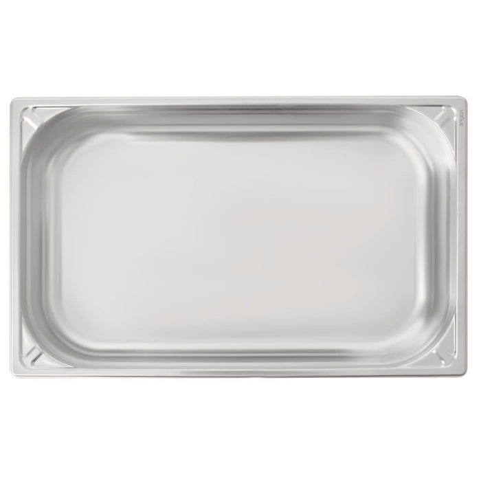 Vogue Heavy Duty Stainless Steel 1/1 Gastronorm Tray 100mm Vogue