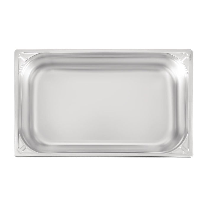 Vogue Heavy Duty Stainless Steel 1/1 Gastronorm Tray 150mm Vogue