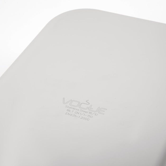Vogue Heavy Duty Stainless Steel 1/1 Gastronorm Tray 150mm Vogue