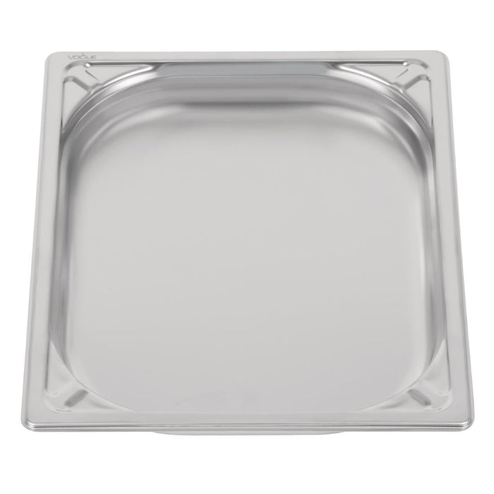 Vogue Heavy Duty Stainless Steel 1/2 Gastronorm Tray 40mm Vogue
