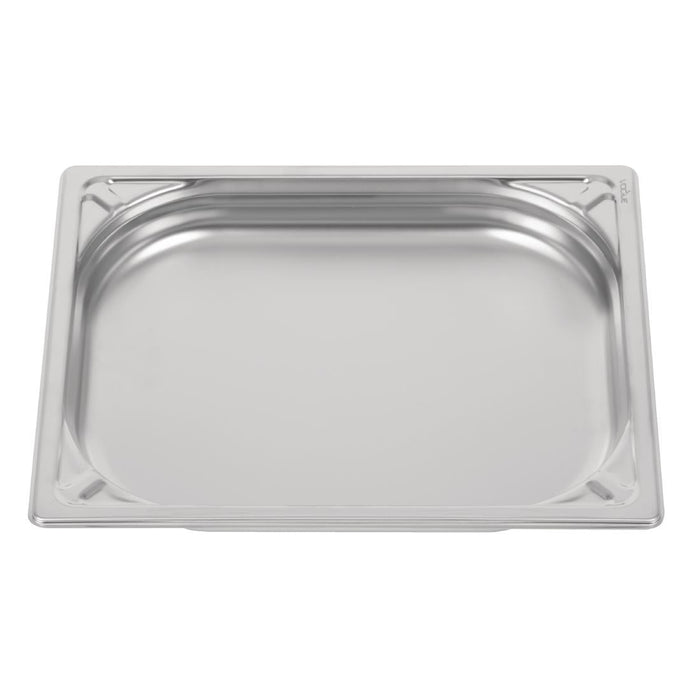 Vogue Heavy Duty Stainless Steel 1/2 Gastronorm Tray 40mm Vogue