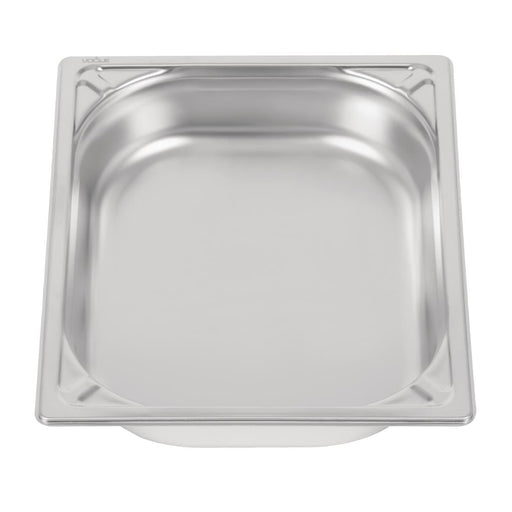 Vogue Heavy Duty Stainless Steel 1/2 Gastronorm Tray 65mm Vogue