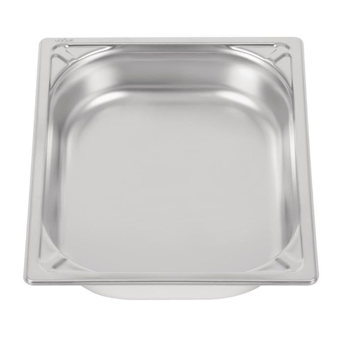 Vogue Heavy Duty Stainless Steel 1/2 Gastronorm Tray 65mm Vogue