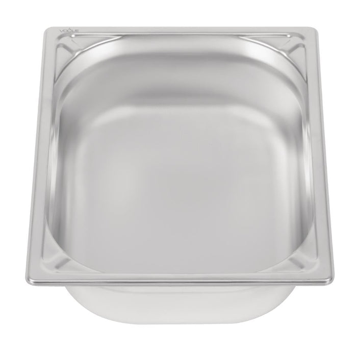 Vogue Heavy Duty Stainless Steel 1/2 Gastronorm Tray 100mm Vogue