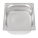 Vogue Heavy Duty Stainless Steel 1/2 Gastronorm Tray 100mm Vogue