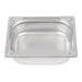 Vogue Heavy Duty Stainless Steel 1/2 Gastronorm Tray 100mm Vogue