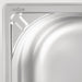 Vogue Heavy Duty Stainless Steel 1/2 Gastronorm Tray 100mm Vogue
