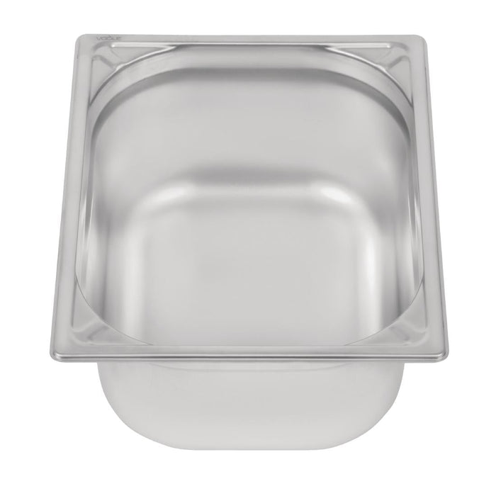 Vogue Heavy Duty Stainless Steel 1/2 Gastronorm Tray 150mm Vogue