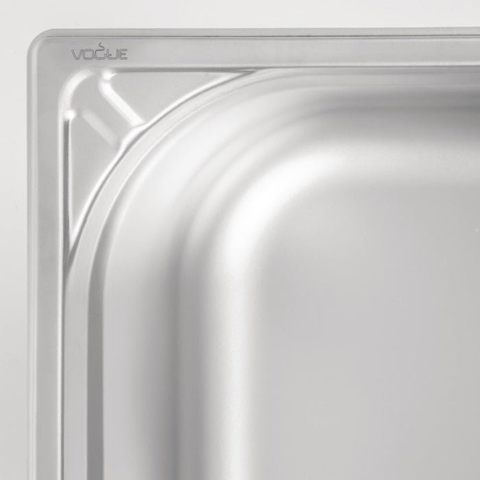 Vogue Heavy Duty Stainless Steel 1/2 Gastronorm Tray 150mm Vogue