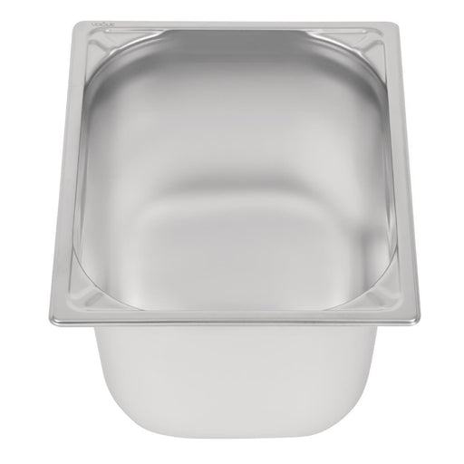 Vogue Heavy Duty Stainless Steel 1/2 Gastronorm Tray 200mm Vogue