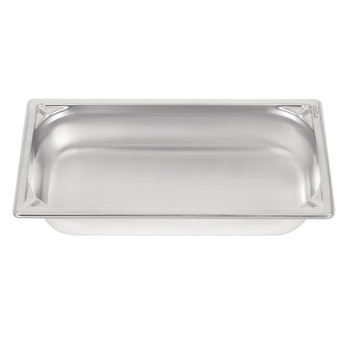 Vogue Heavy Duty Stainless Steel 1/3 Gastronorm Tray 65mm Vogue