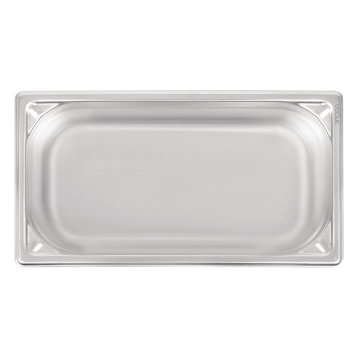 Vogue Heavy Duty Stainless Steel 1/3 Gastronorm Tray 100mm Vogue