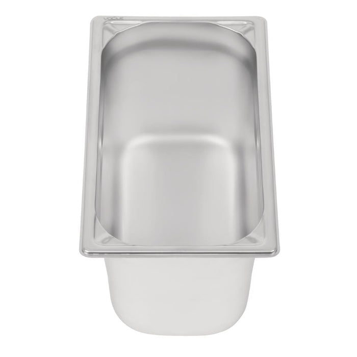Vogue Heavy Duty Stainless Steel 1/3 Gastronorm Tray 150mm Vogue