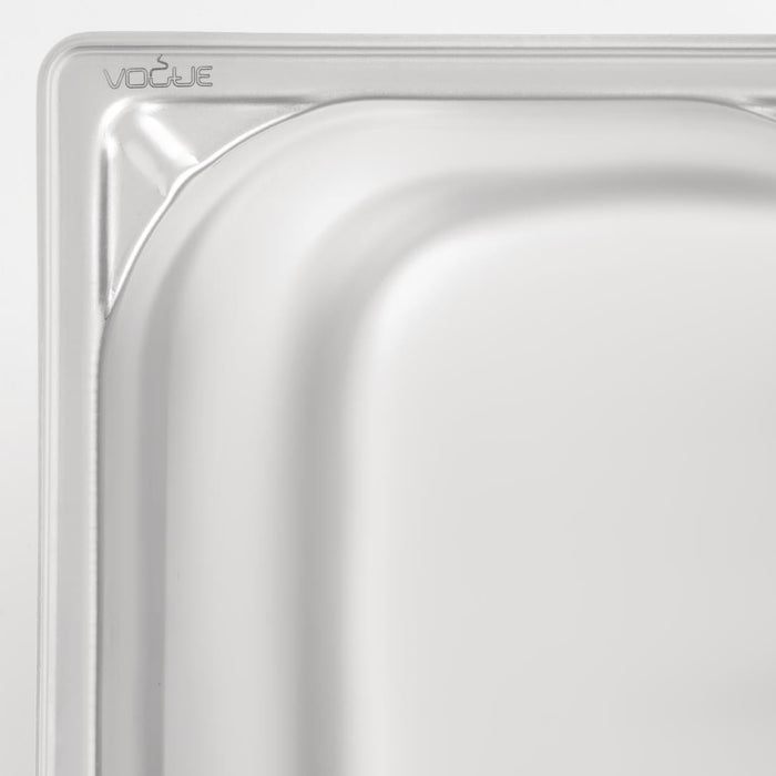 Vogue Heavy Duty Stainless Steel 1/3 Gastronorm Tray 150mm Vogue