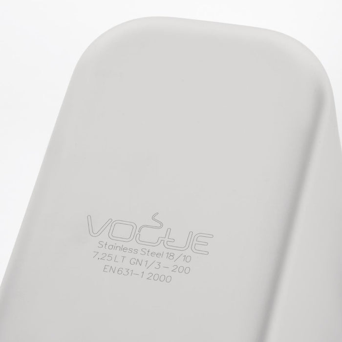 Vogue Heavy Duty Stainless Steel 1/3 Gastronorm Tray 200mm Vogue