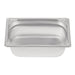 Vogue Heavy Duty Stainless Steel 1/4 Gastronorm Tray 100mm Vogue