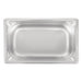 Vogue Heavy Duty Stainless Steel 1/4 Gastronorm Tray 100mm Vogue