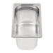 Vogue Heavy Duty Stainless Steel 1/4 Gastronorm Tray 150mm Vogue