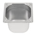 Vogue Heavy Duty Stainless Steel 1/6 Gastronorm Tray 150mm Vogue