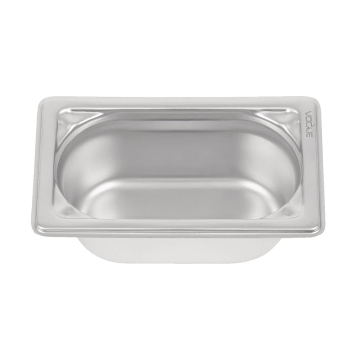 Vogue Heavy Duty Stainless Steel 1/9 Gastronorm Tray 65mm Vogue