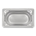 Vogue Heavy Duty Stainless Steel 1/9 Gastronorm Tray 100mm Vogue