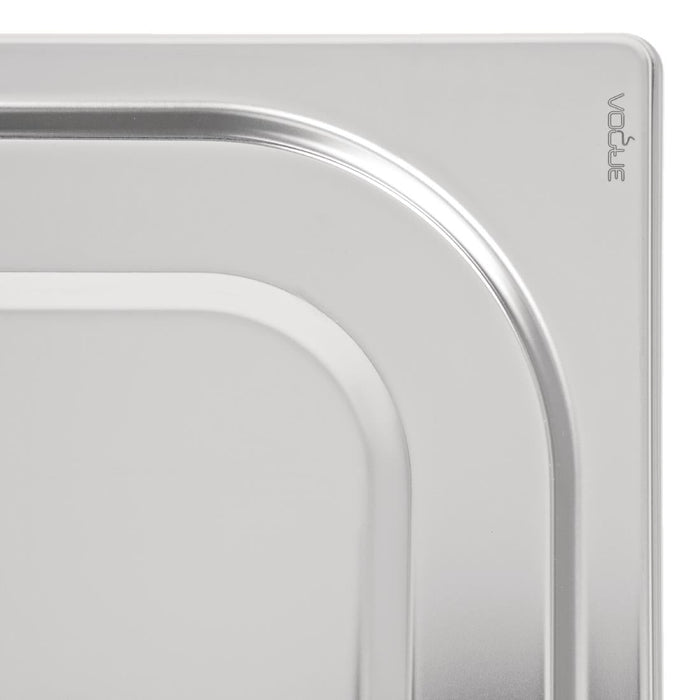 Vogue Heavy Duty Stainless Steel 1/1 Gastronorm Tray Lid Vogue