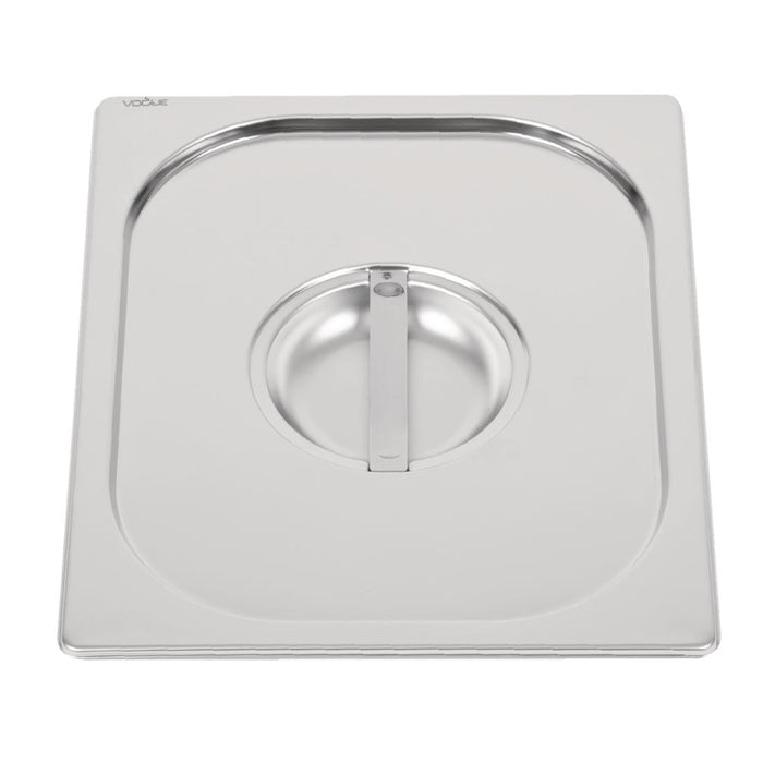 Vogue Heavy Duty Stainless Steel 1/2 Gastronorm Tray Lid Vogue