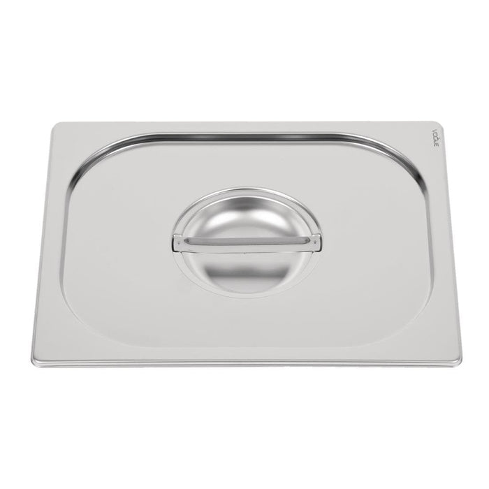 Vogue Heavy Duty Stainless Steel 1/2 Gastronorm Tray Lid Vogue