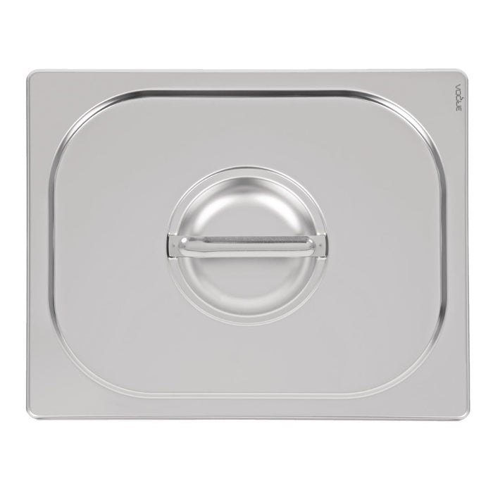 Vogue Heavy Duty Stainless Steel 1/2 Gastronorm Tray Lid Vogue