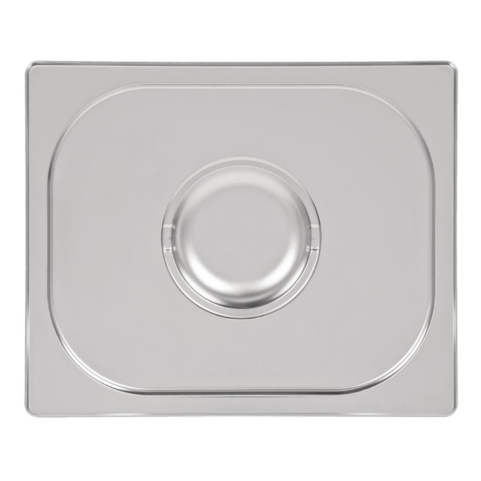 Vogue Heavy Duty Stainless Steel 1/2 Gastronorm Tray Lid Vogue