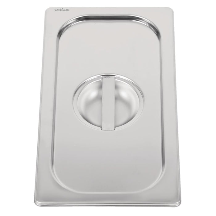 Vogue Heavy Duty Stainless Steel 1/3 Gastronorm Tray Lid Vogue