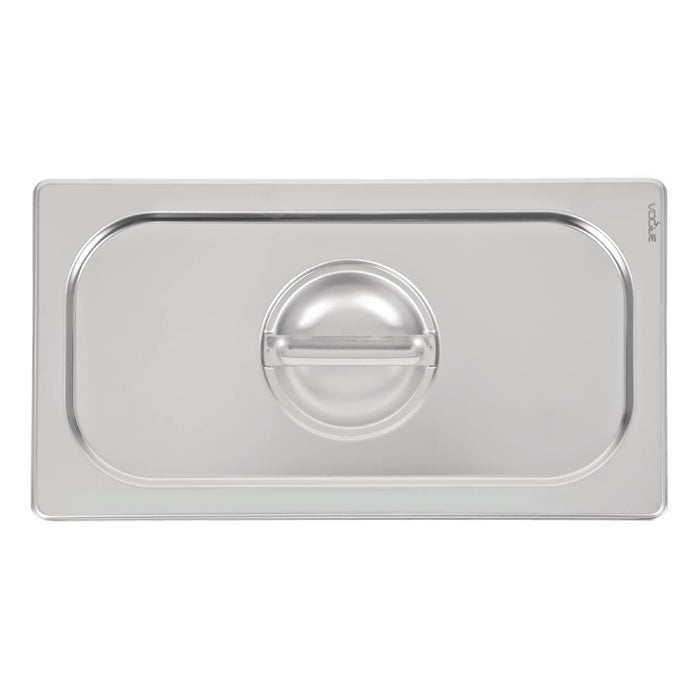 Vogue Heavy Duty Stainless Steel 1/3 Gastronorm Tray Lid Vogue
