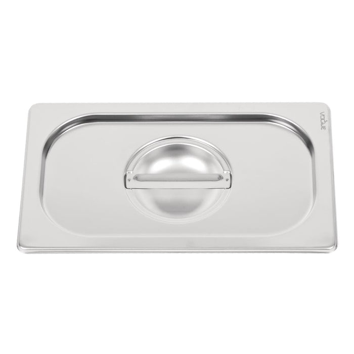 Vogue Heavy Duty Stainless Steel 1/4 Gastronorm Tray Lid Vogue