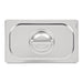 Vogue Heavy Duty Stainless Steel 1/4 Gastronorm Tray Lid Vogue