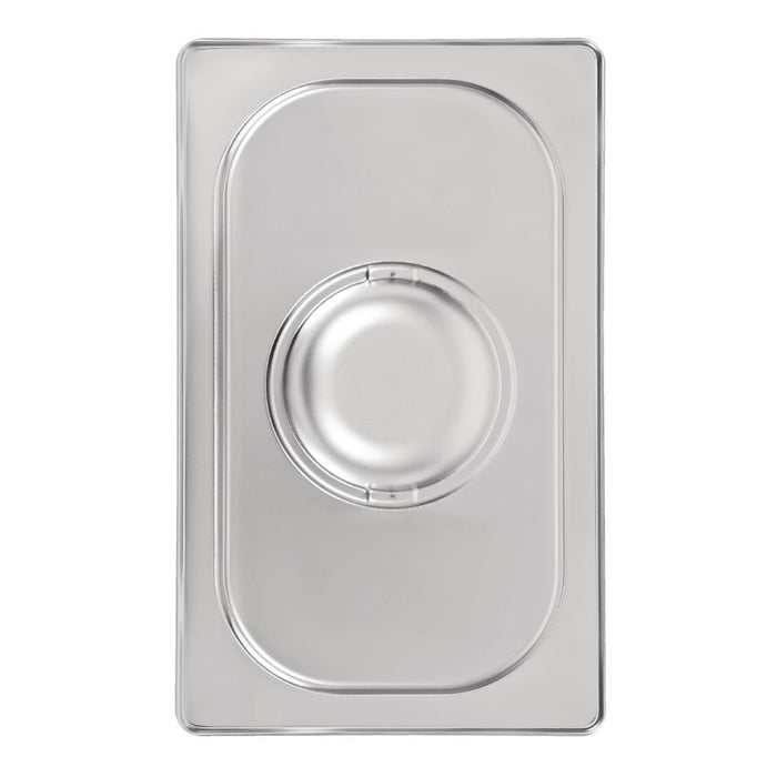 Vogue Heavy Duty Stainless Steel 1/4 Gastronorm Tray Lid Vogue