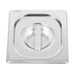 Vogue Heavy Duty Stainless Steel 1/6 Gastronorm Tray Lid Vogue